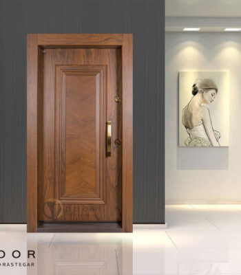 درب ضد سرقت تک قاب بلوط