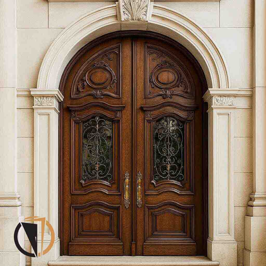 درب لابی قوس دار