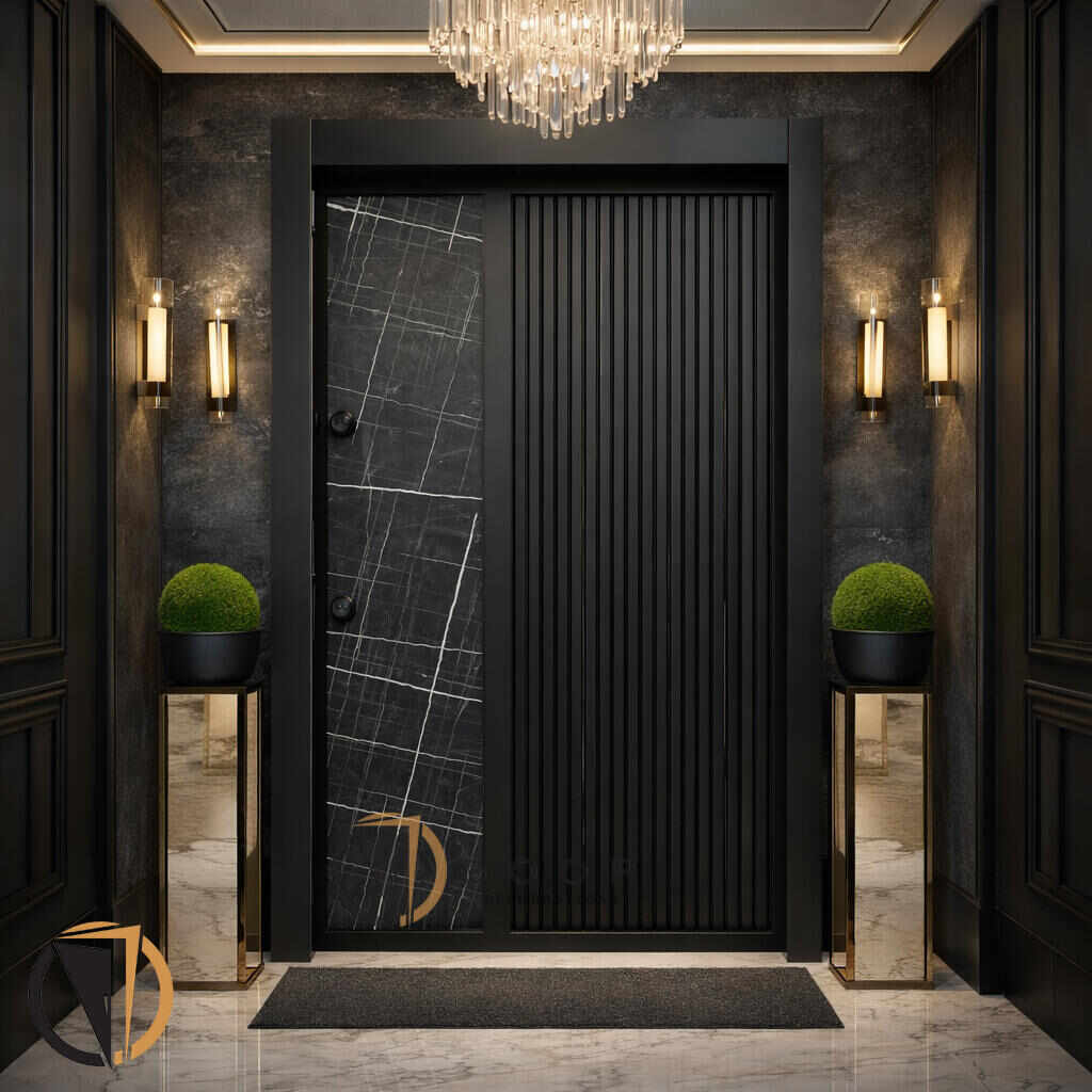 درب ضد سرقت مشکی مات